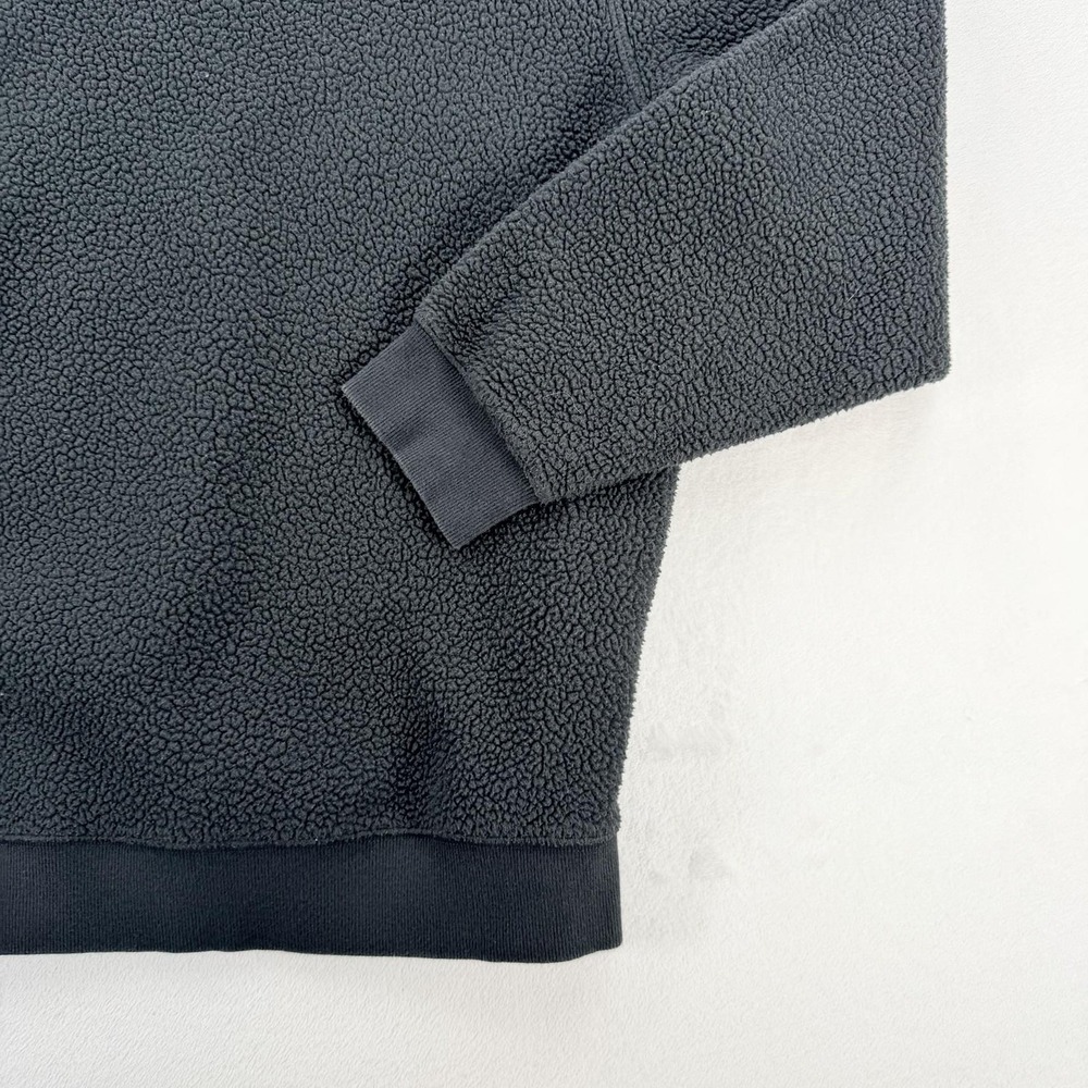 Champion Sweatshirt Mens XL Gray Sherpa Fleece Pullover Chest Pocket Logo - Picture 16 of 16